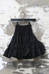 INTO THE EAST 25 Autumn/Winter Layered Short Skirt ITE-E1DGAW071BL21SK-HEI Black (E1DGAW070WT21SK)